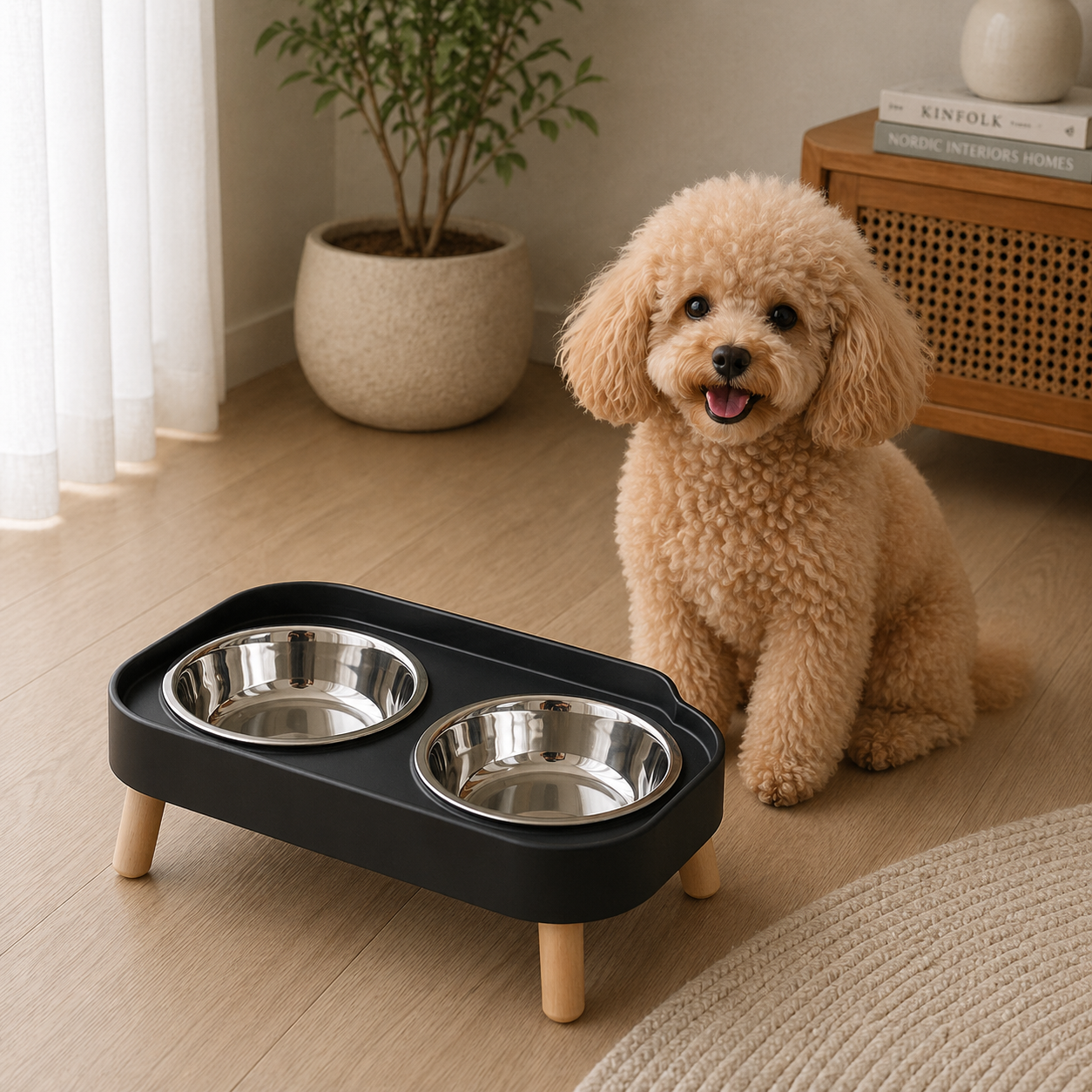 Luxe Dine Pet Bowl Set