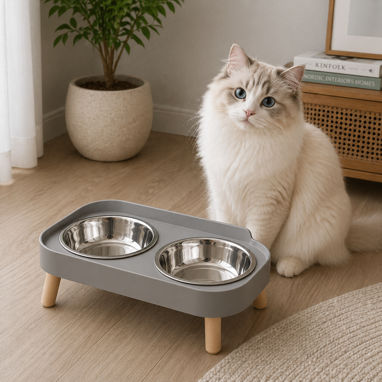 Luxe Dine Pet Bowl Set