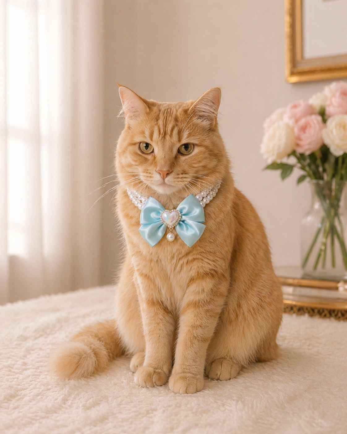 Royal Pearl Pet Necklace