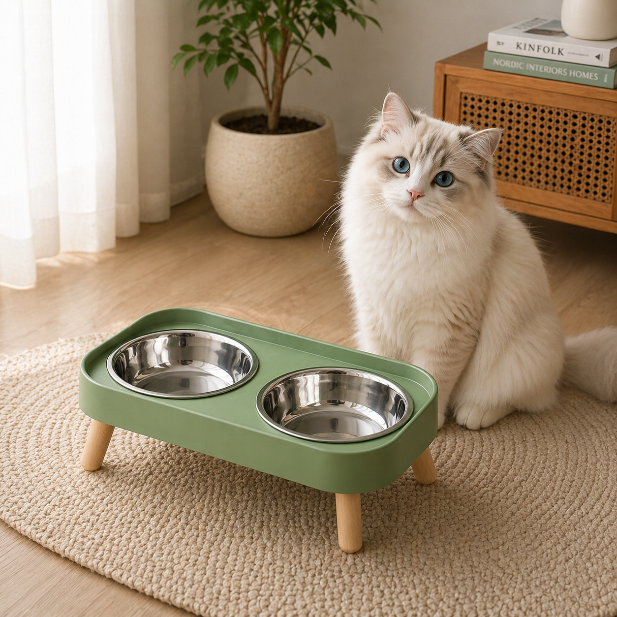 Luxe Dine Pet Bowl Set