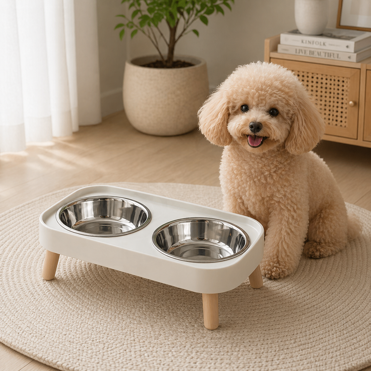 Luxe Dine Pet Bowl Set