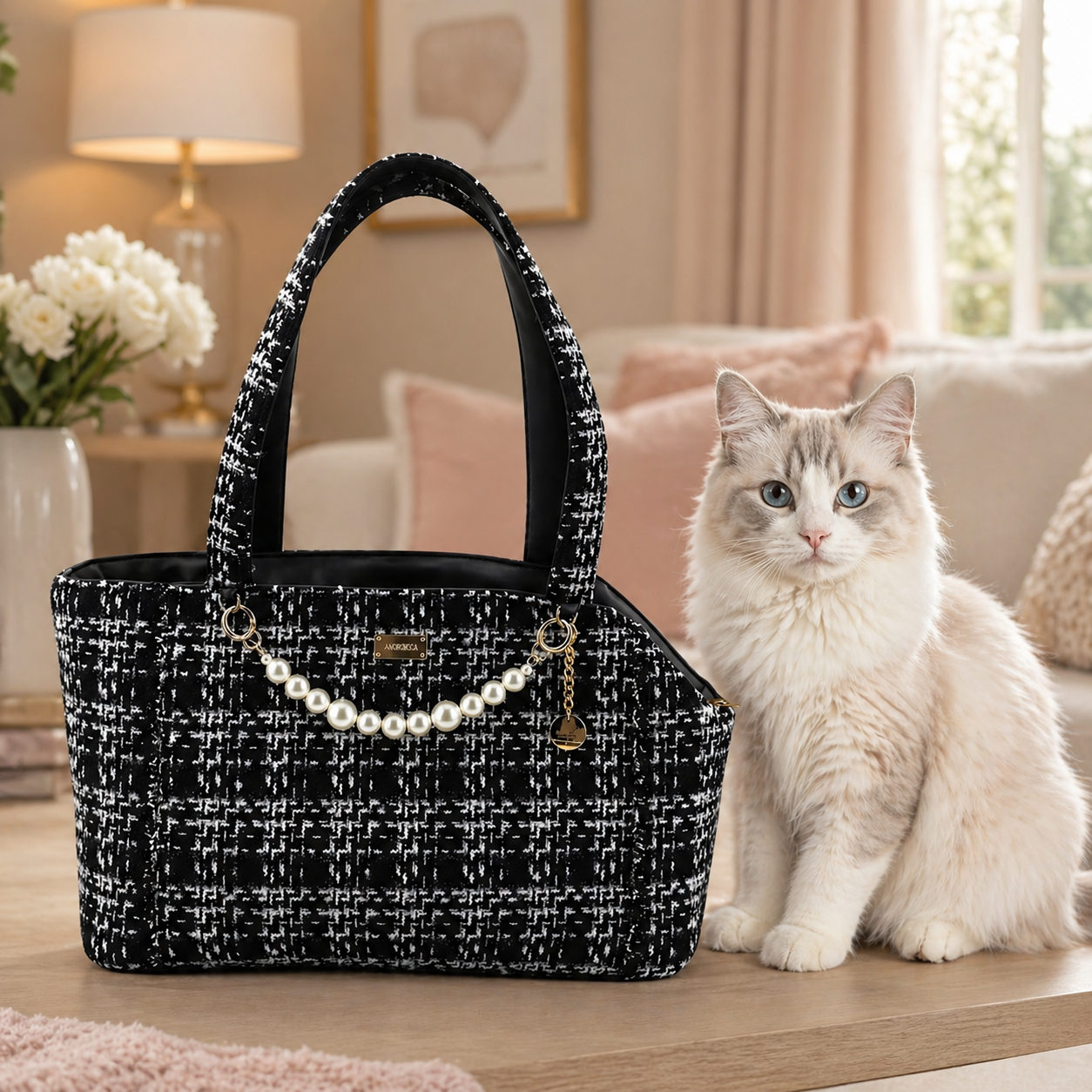 Signature Tweed Pet Carrier