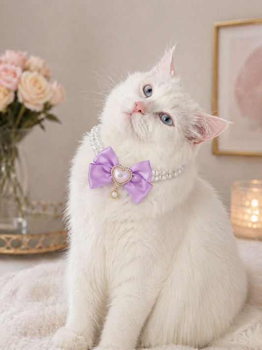 Royal Pearl Pet Necklace