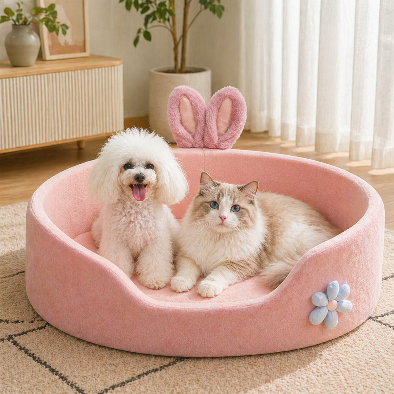 SnuggleNest Pet Bed