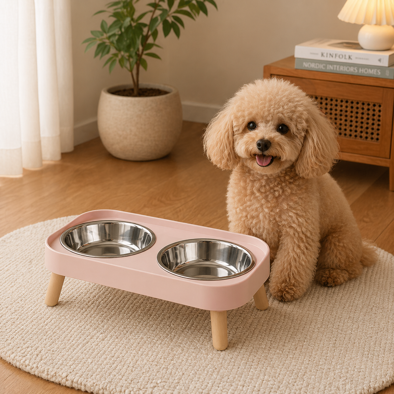 Luxe Dine Pet Bowl Set